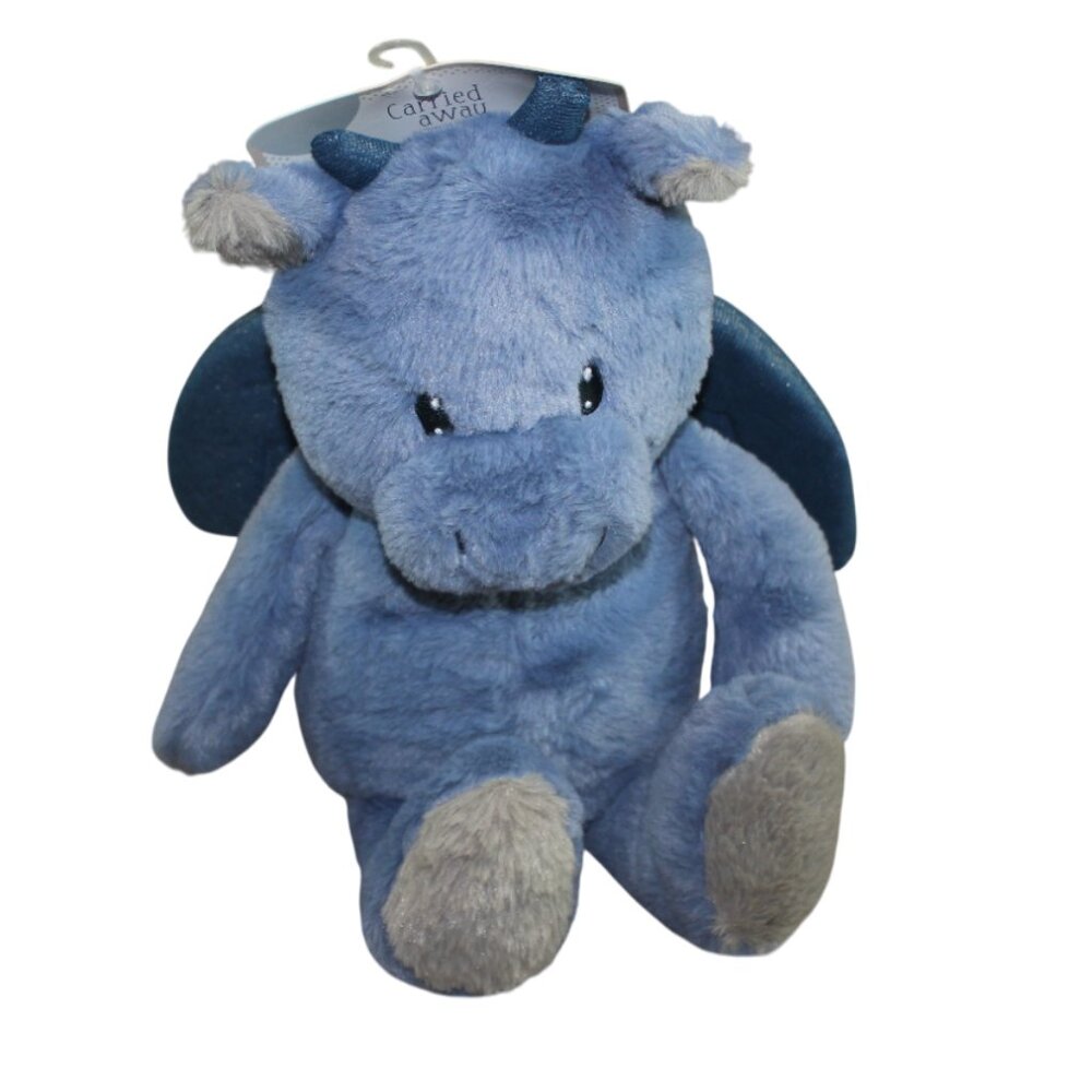 Stepping Stones Carried Away Blue Dragon Plush Stuffed Toy Infant Toddler NWT